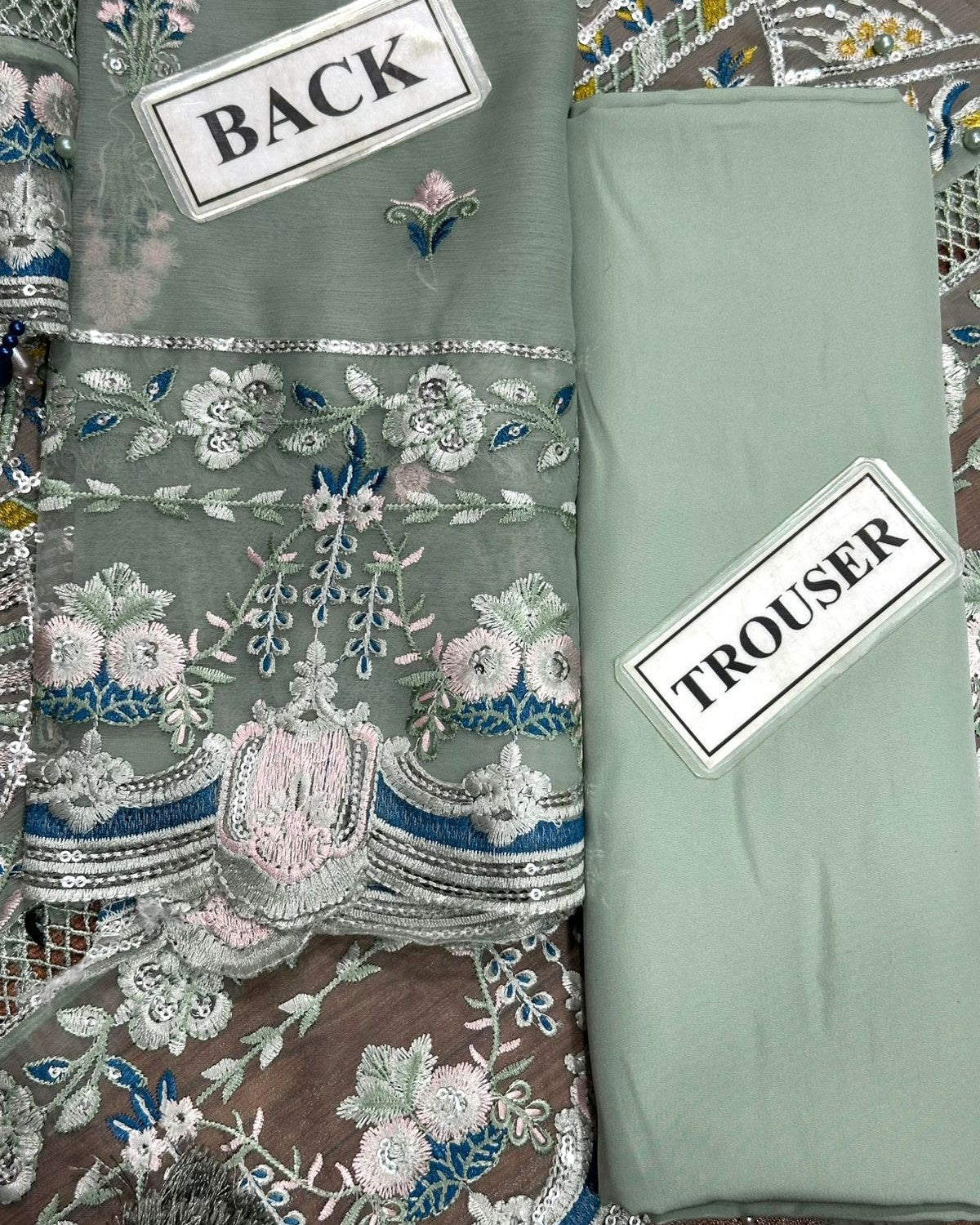 Luxury Embroidered Chiffon 3 Piece Unstitched