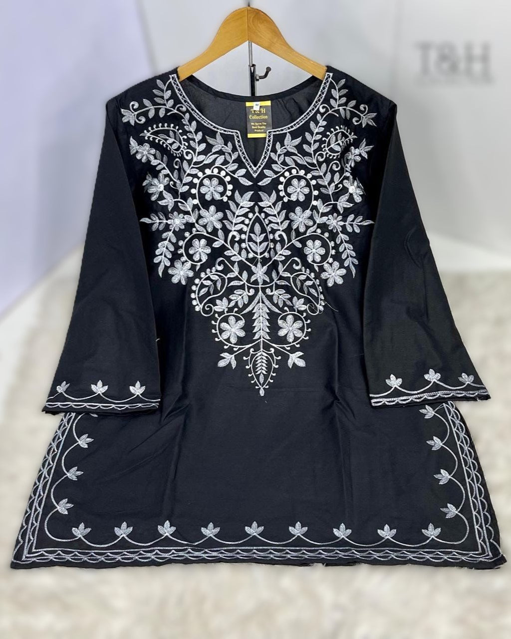 "Stylish Embroidered Kurti Casual and Semi-Formal Wear"
