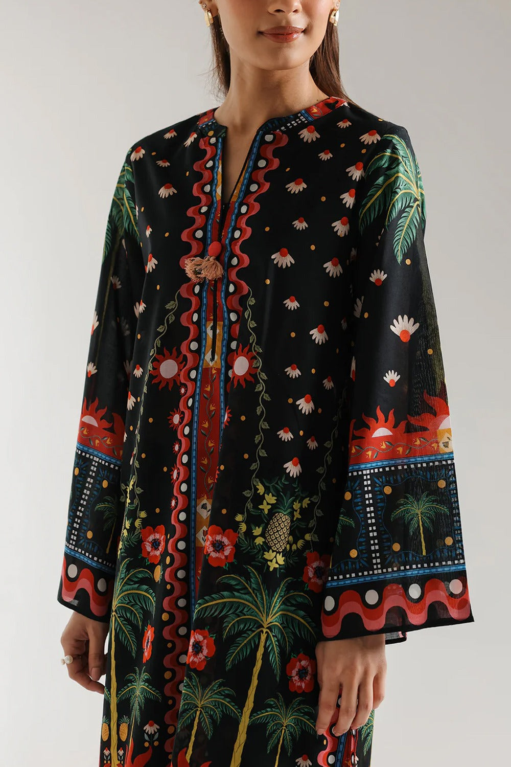 "Stitched 2Pc Printed Shirt and Trouser Summer Collection in Pakistan"