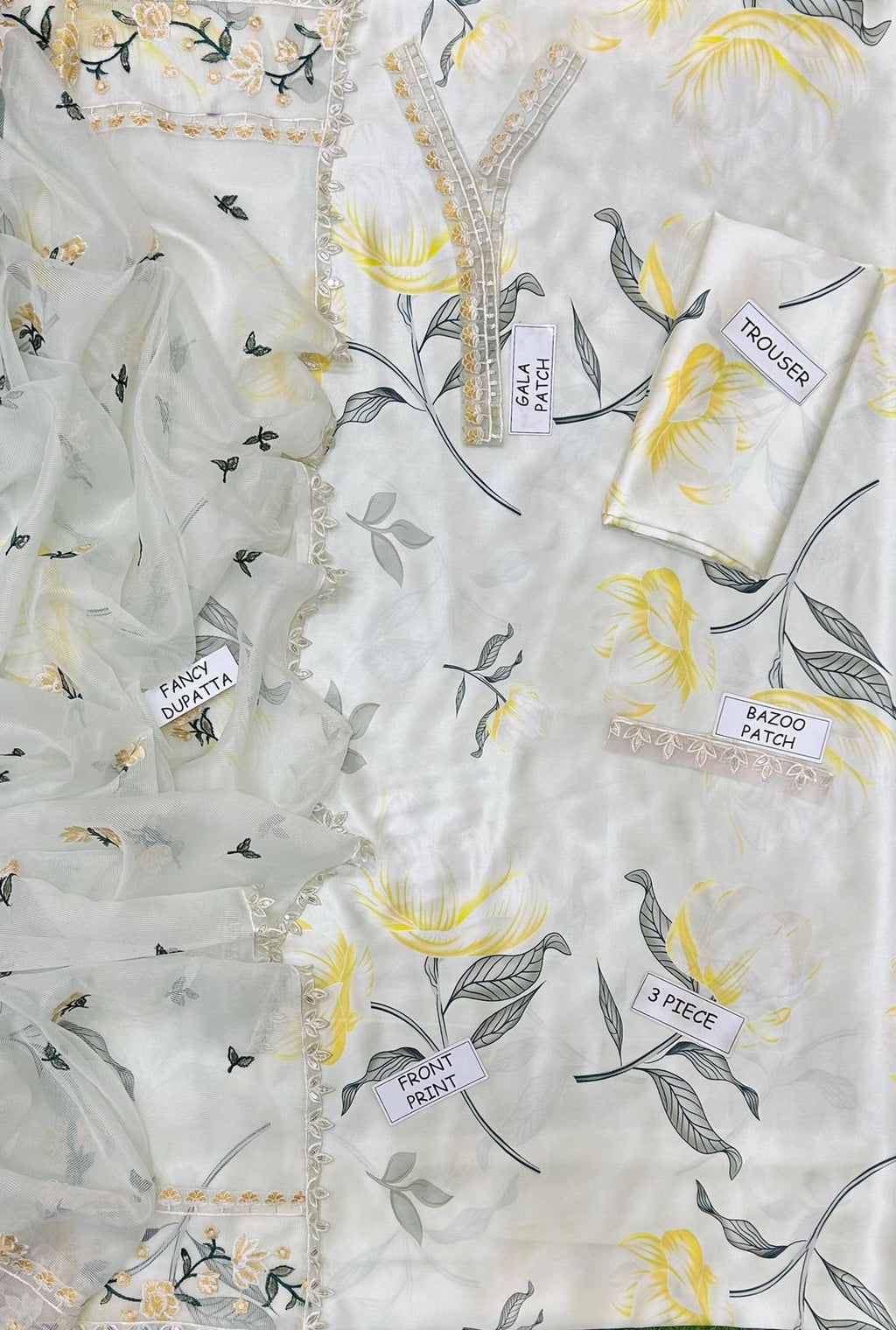 SEASONAL HIT – Luxury Embroidered 3-Piece Suit