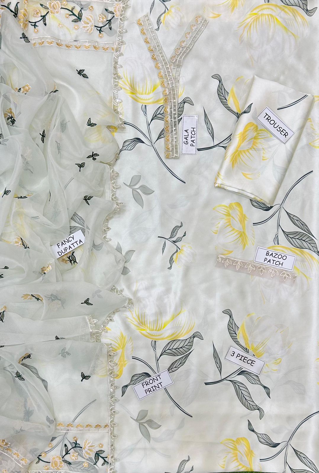 SEASONAL HIT – Luxury Embroidered 3-Piece Suit