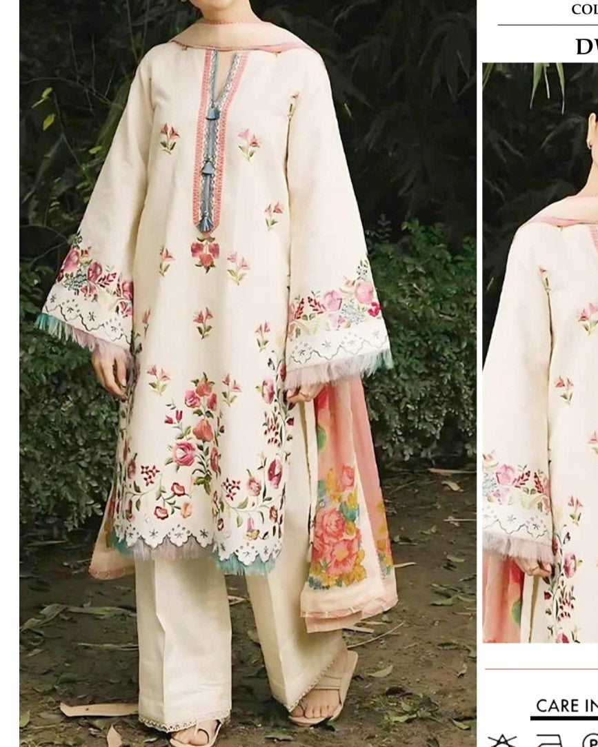 Airjet Dhanak Embroidered Winter Suit 3Pc