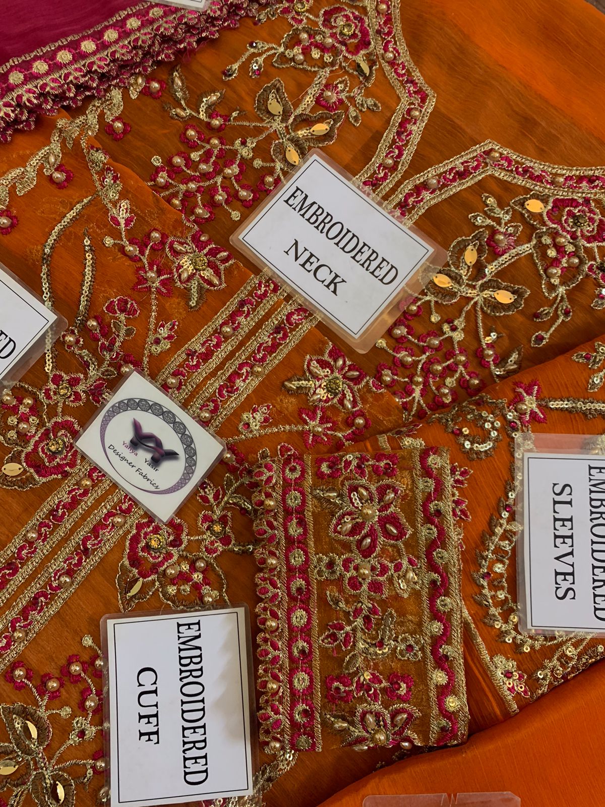 Most Demanded Luxury Chiffon Embroidered Suit – Festive Collection
