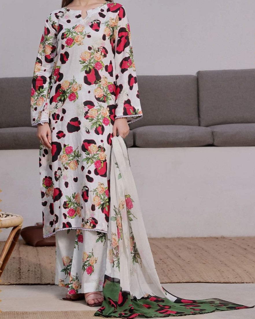 Winter Collection – Premium Karandi Digital Print Suit