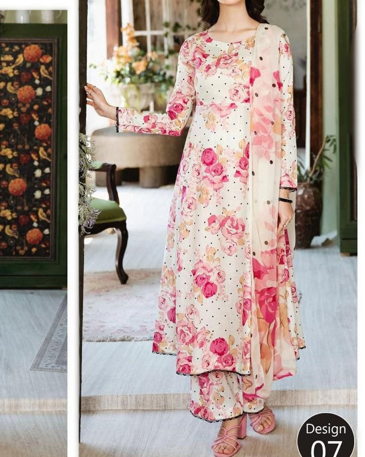 Winter Collection – Premium Karandi Digital Print Suit