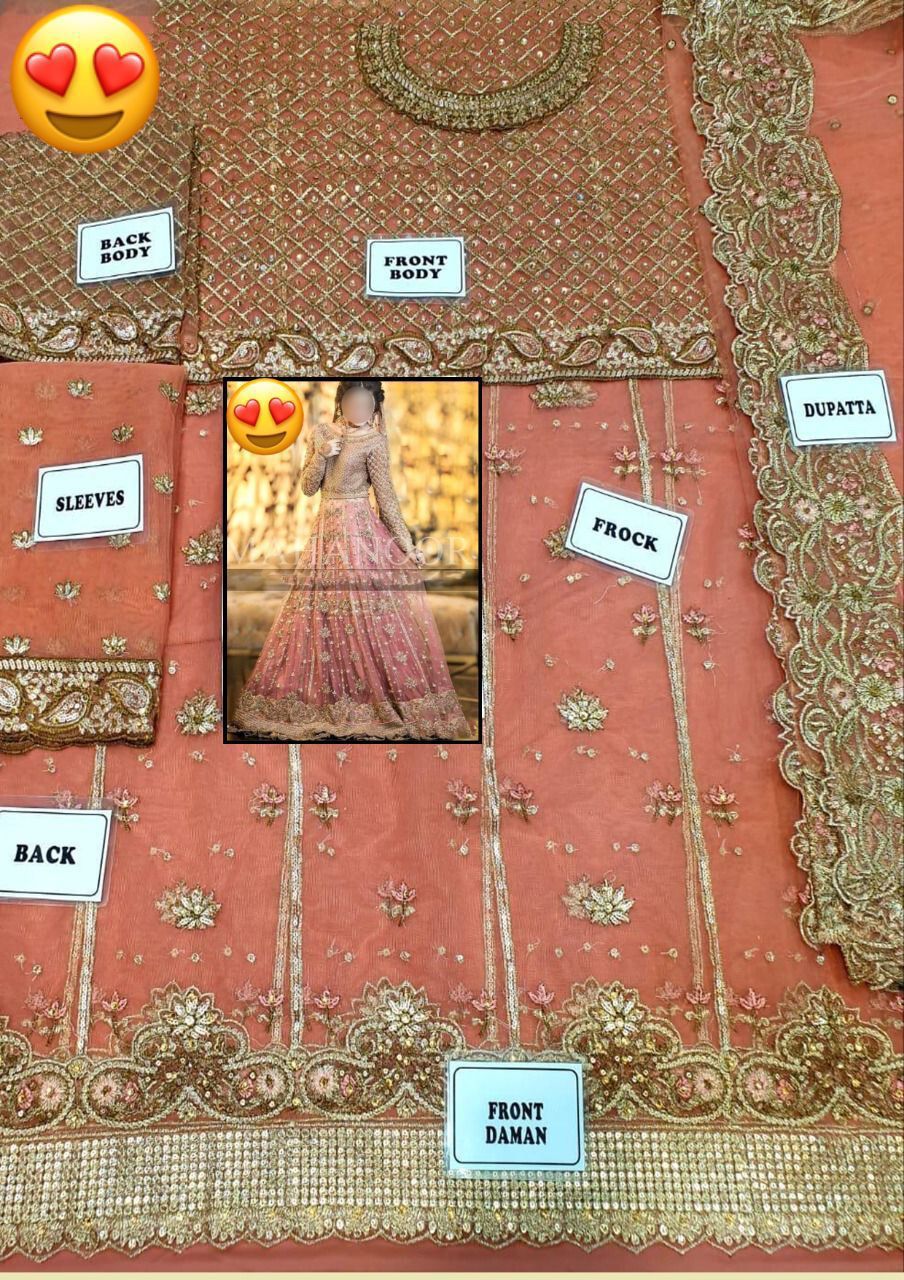 bridal net embroidered maxi front design
full handwork embroidery bridal maxi body