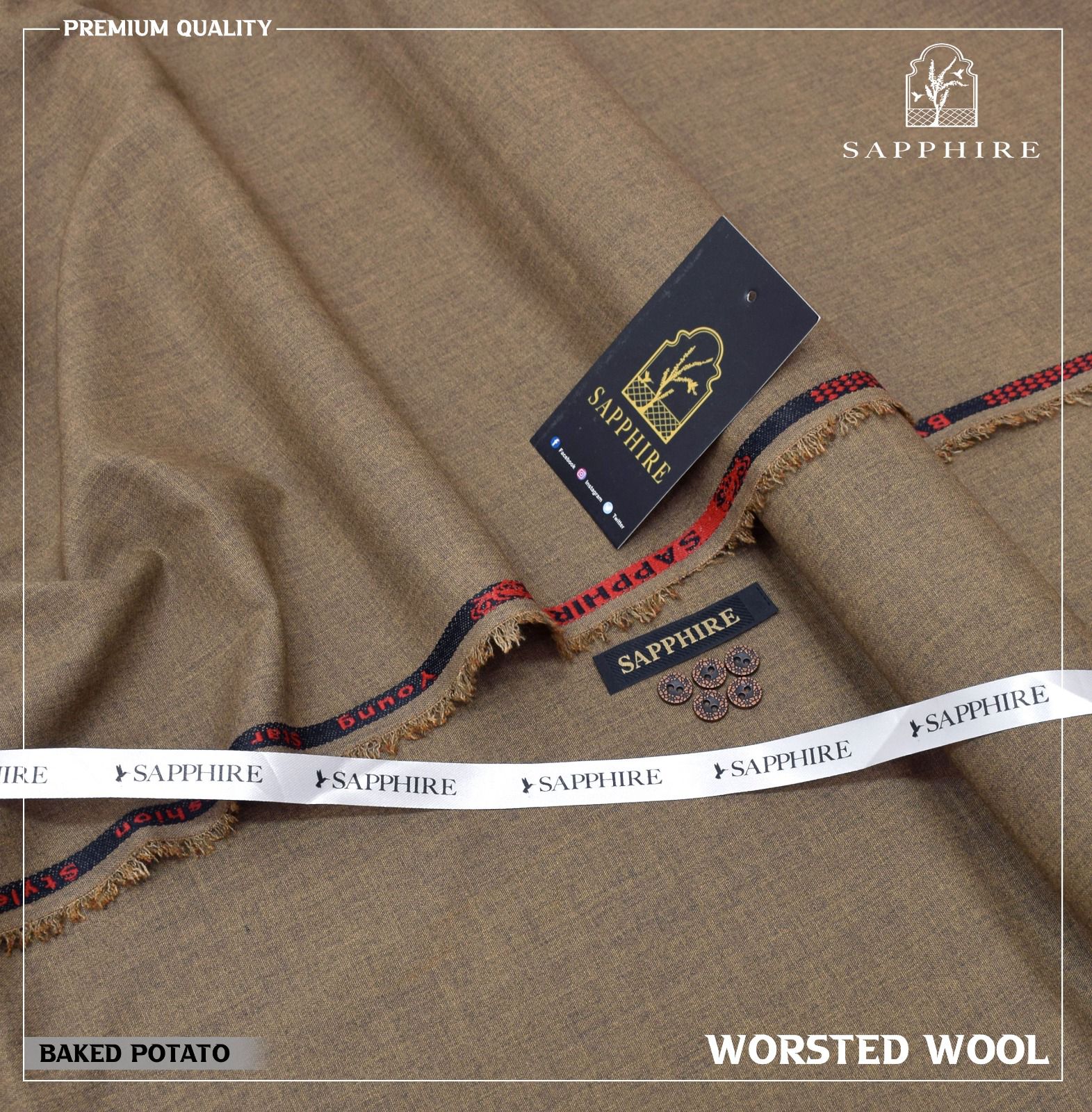 Premium Men’s Winter Wool Fabric Collection