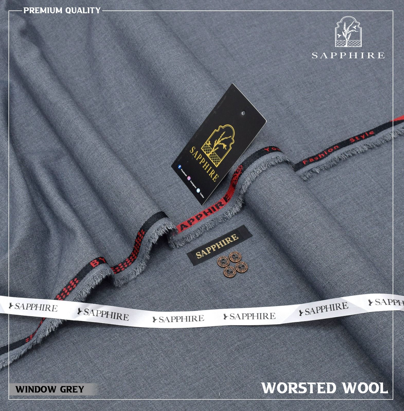Premium Men’s Winter Wool Fabric Collection