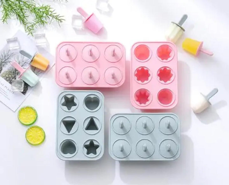 "Colorful Mini Ice Cream Moulds for Kids and Adults – Easy to Use &amp; Clean"