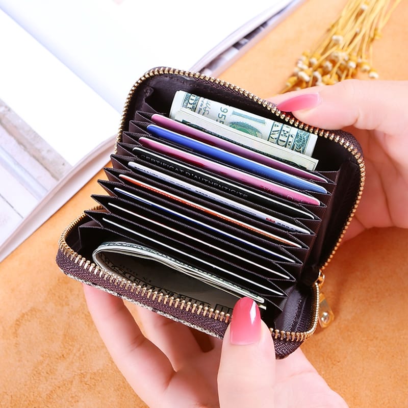 Premium Zipper Wallet + Cardholder Set | Elegant & Spacious Design