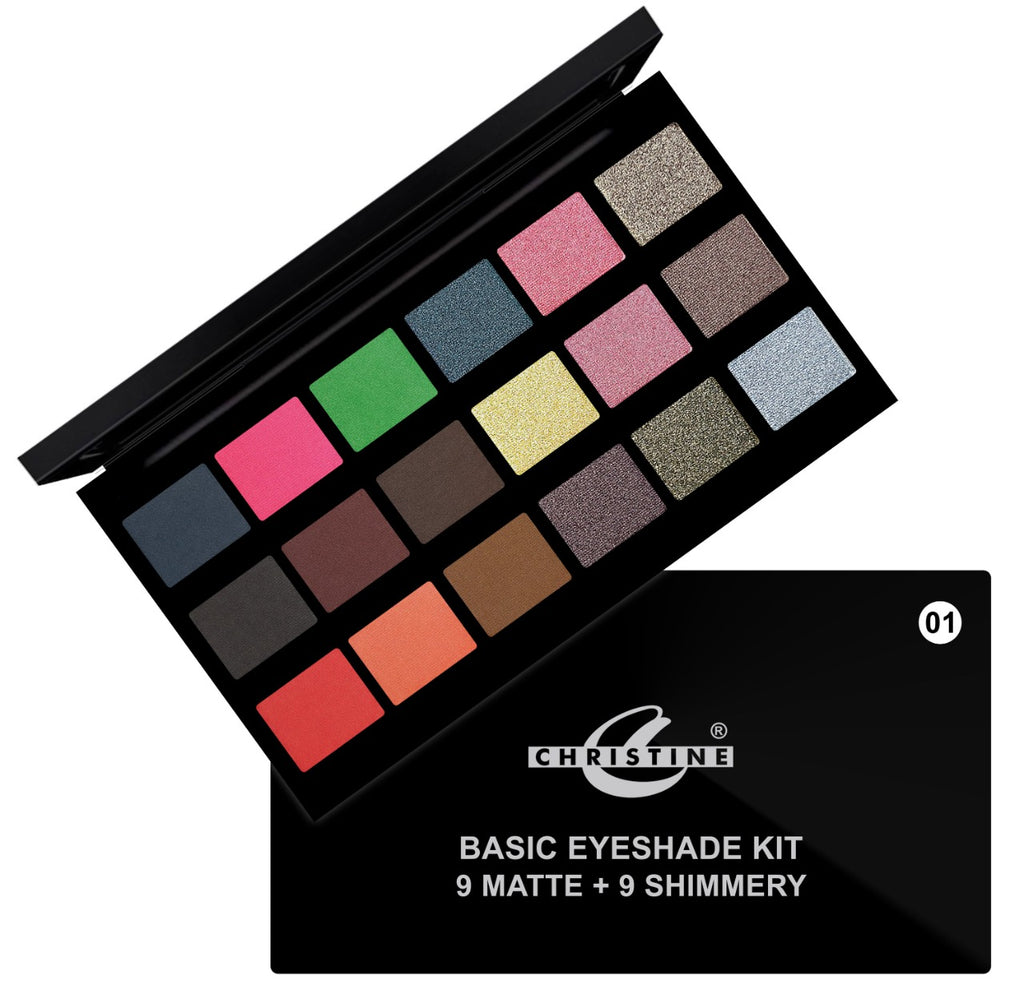 18-Color Eye Palette – High Pigmentation & Blendable Shades