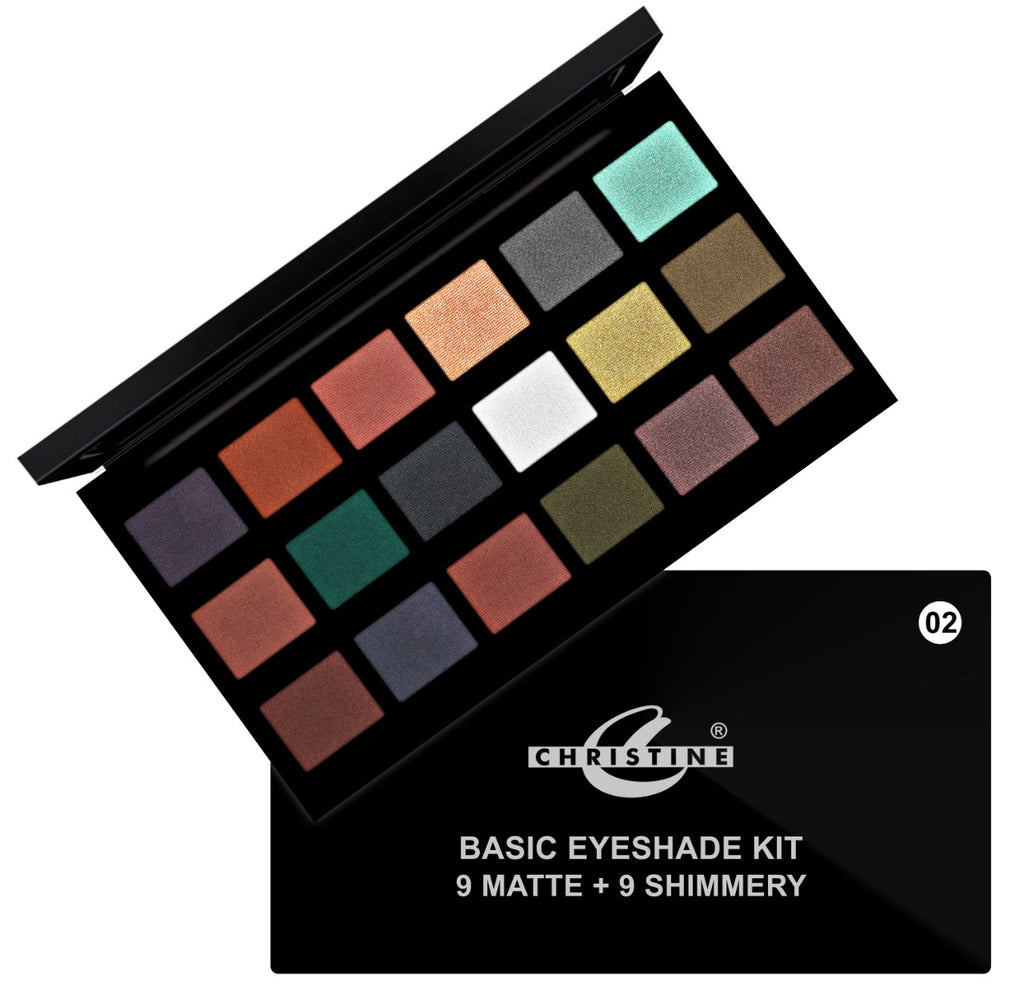 18-Color Eye Palette – High Pigmentation & Blendable Shades