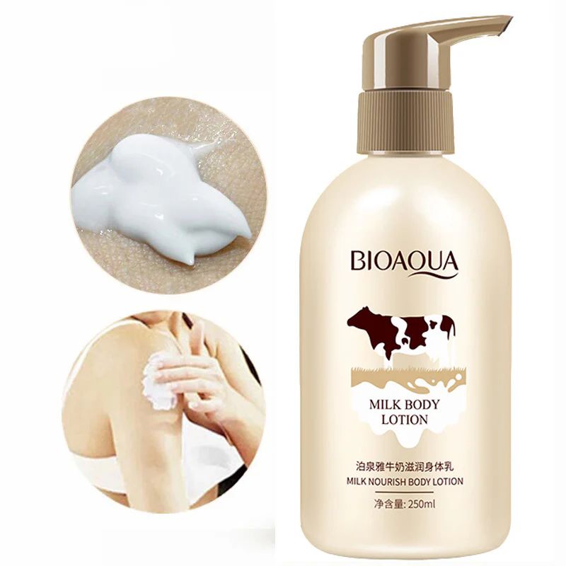 Milk silky moisturizing body lotion 250ML for deep hydration – buyfromdanish.com
