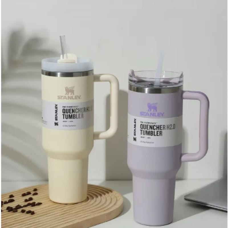 Stainless Steel Tumbler with Straw – 1.8L (40oz)
