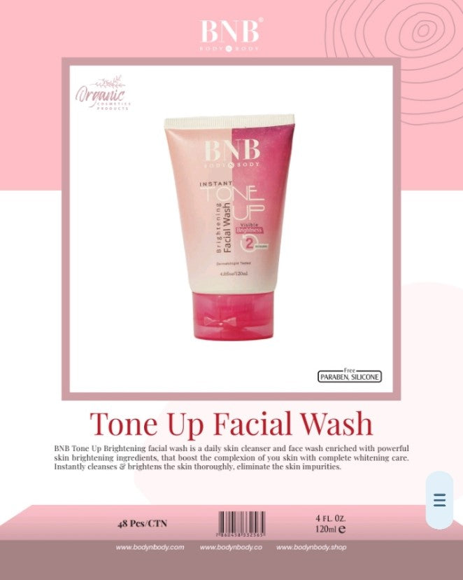 ToneUp FaceWash for fresh bright skin and balanced skin tone