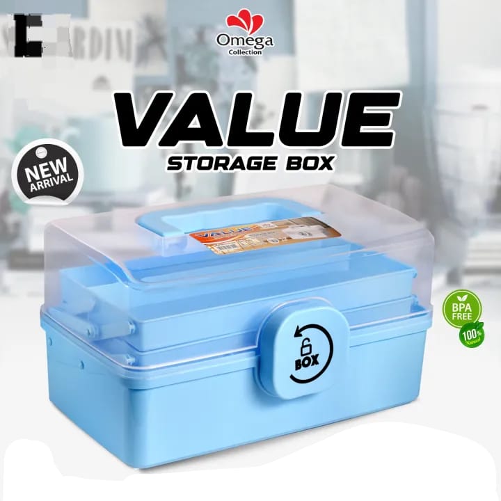 Foldable Medicine Box – portable first aid storage for medicines and supplies