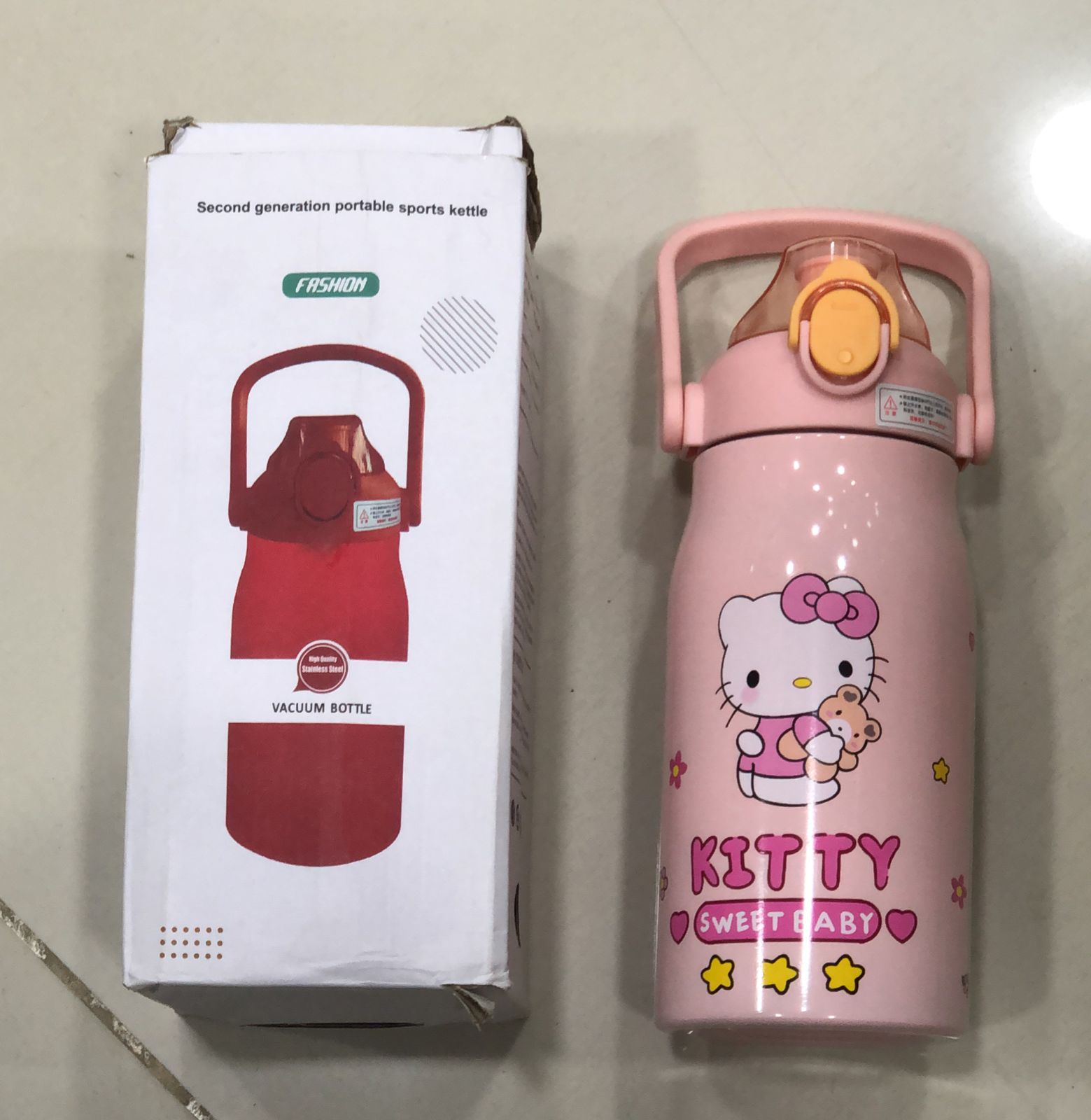 1 Litre Stainless Steel Kids Water Bottle – Durable & Safe