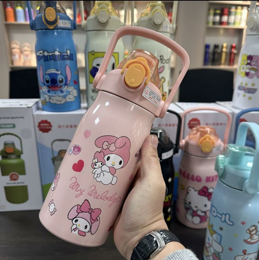 1 Litre Stainless Steel Kids Water Bottle – Durable & Safe