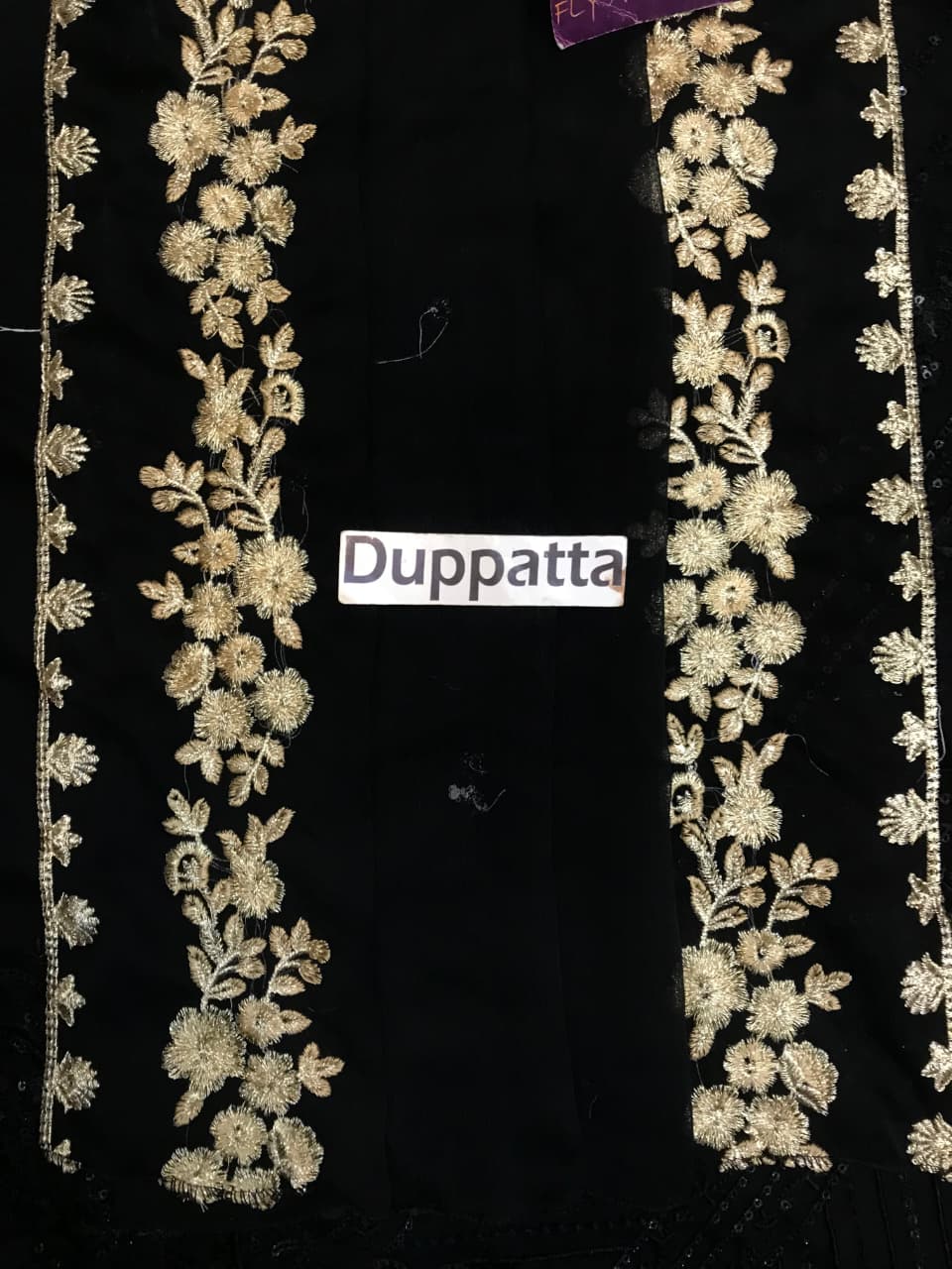 Chiffon Embroidered Unstitched 3PC Dress – Luxury Edition