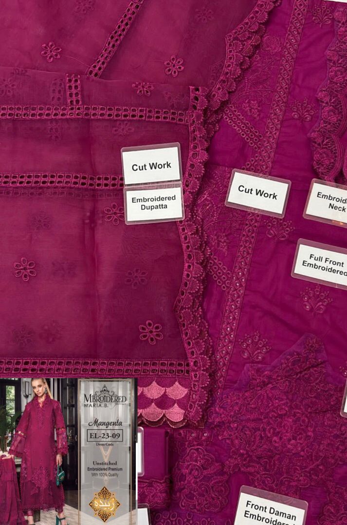 Premium Embroidered Chikankari Suit