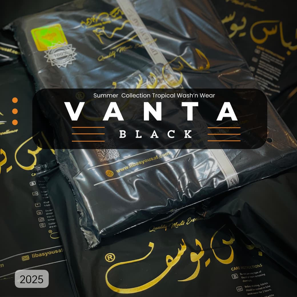 Luxury vanta black wash n wear suit for men with wrinkle-resistant fabric, premium tailoring, eco-friendly packing, and metal molded buttons – perfect for weddings, parties, and formal wear.
