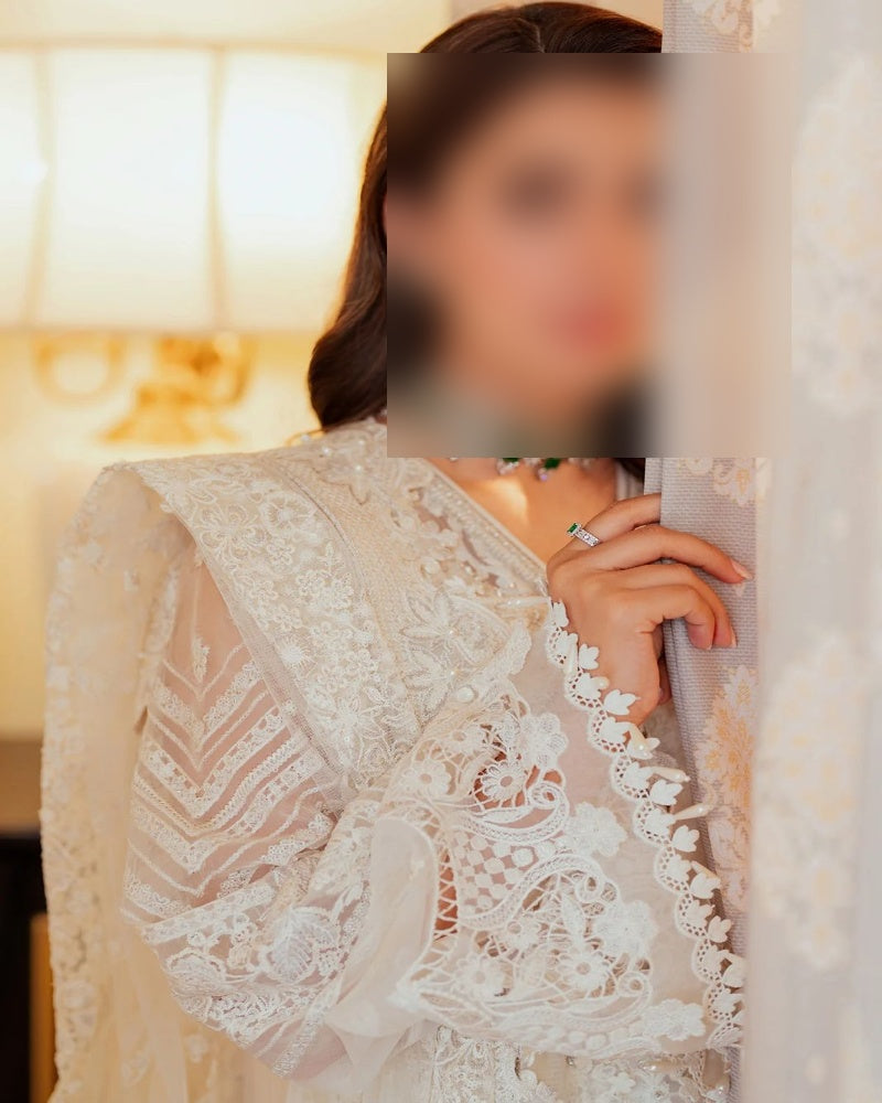 Luxury Party Wear Dress – Organza & Khadi Net Collection