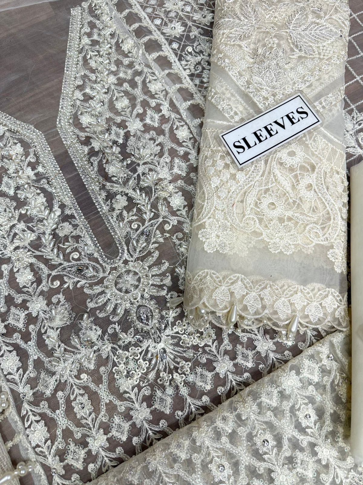 Luxury Party Wear Dress – Organza & Khadi Net Collection