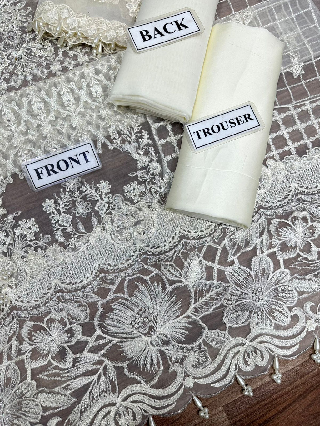 Luxury Party Wear Dress – Organza & Khadi Net Collection