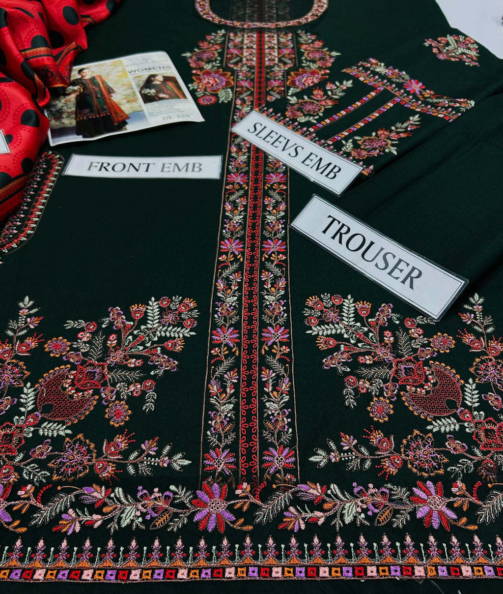 Winter Collection 2025/26 – Premium 3PC Dhanak Embroidered Suit