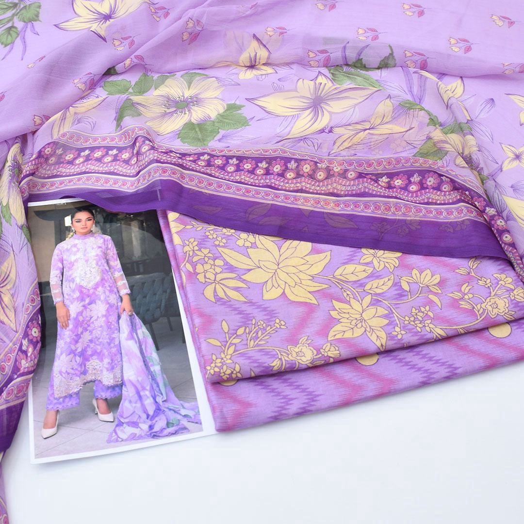 Premium Lawn 3Pc Suit – Summer Collection