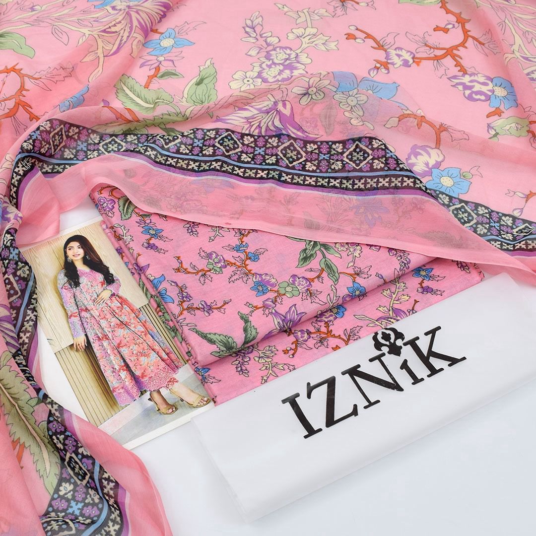 Premium Lawn 3Pc Suit – Summer Collection