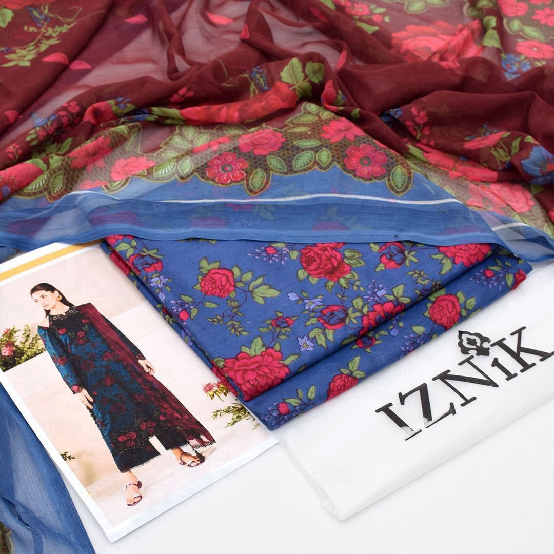 Premium Lawn 3Pc Suit – Summer Collection