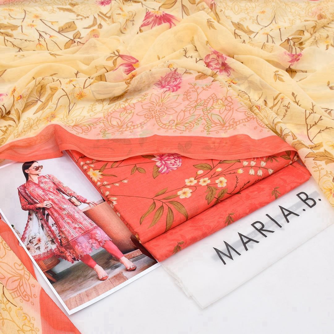 Premium Lawn 3Pc Suit – Summer Collection