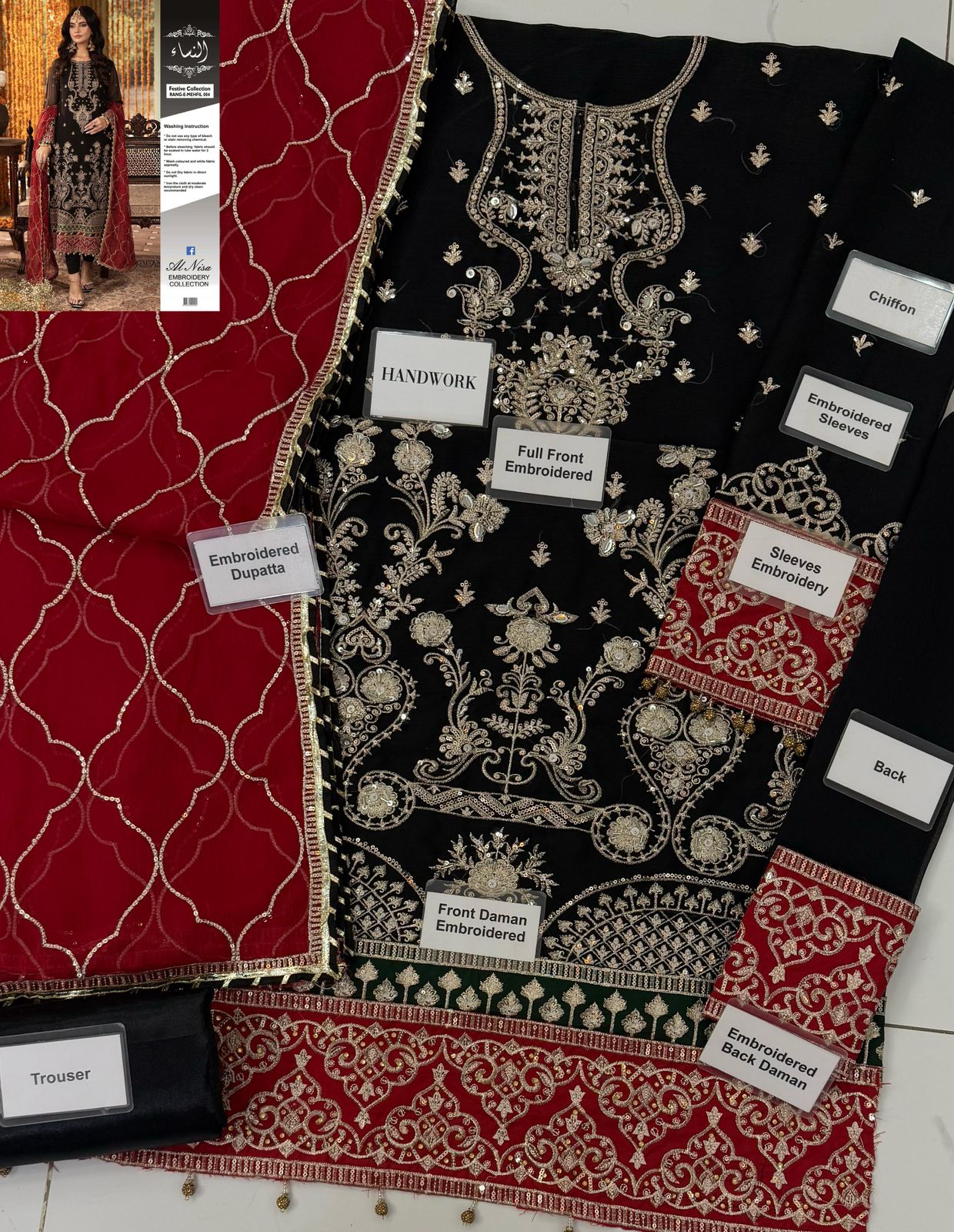 Chiffon embroidered dress Pakistan, festive chiffon suit, wedding chiffon outfit online, party wear chiffon collection 2025, embroidered chiffon dupatta suit