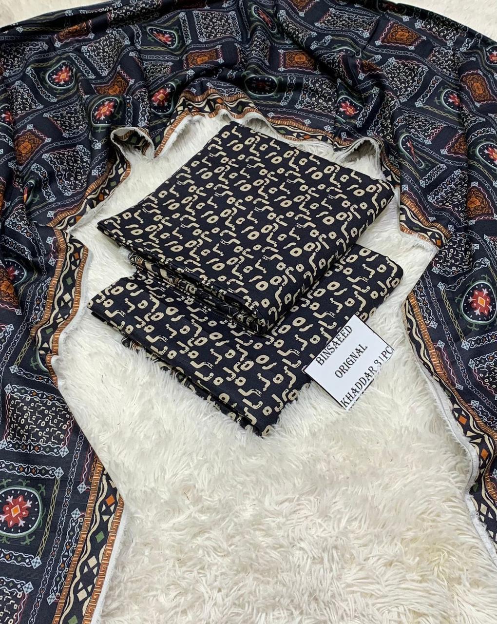 Winter 2025 Khaddar 3 Piece Printed Collection