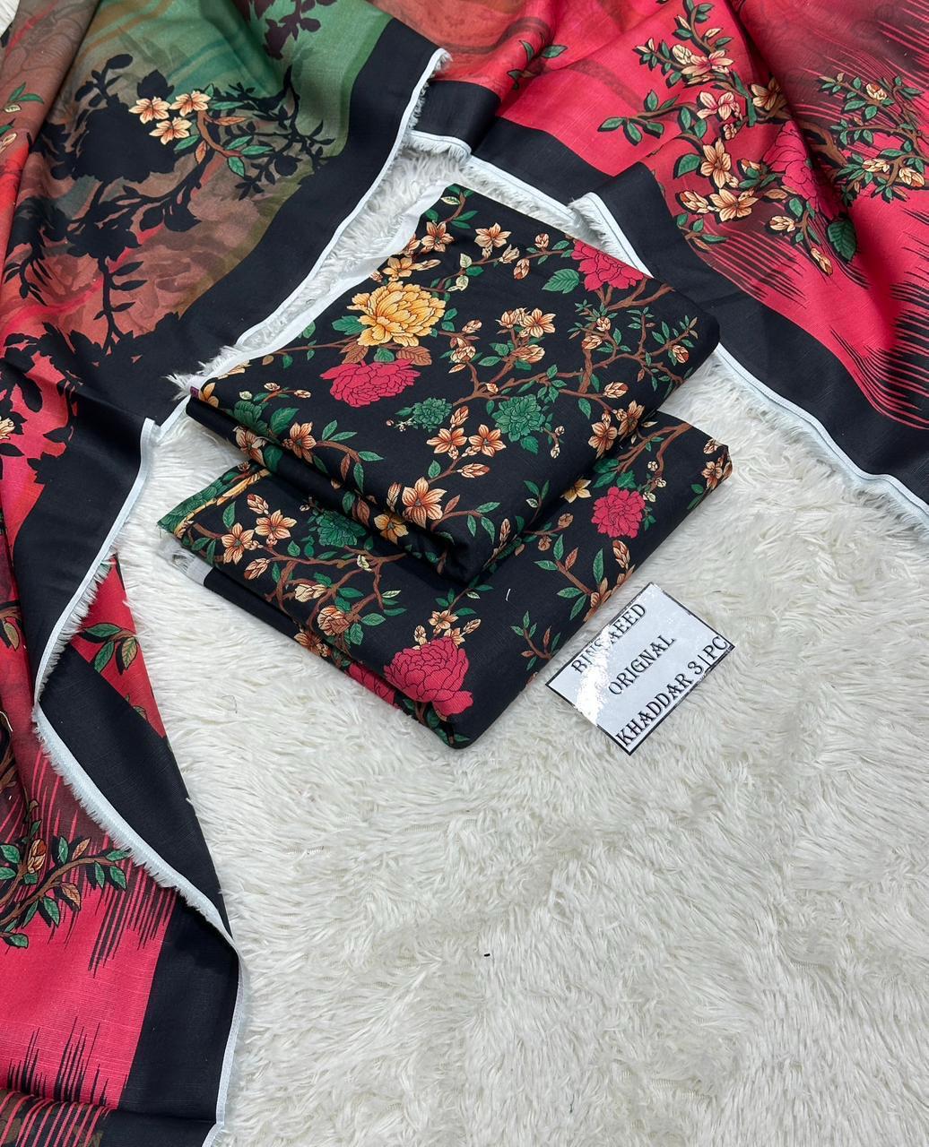 Winter 2025 Khaddar 3 Piece Printed Collection