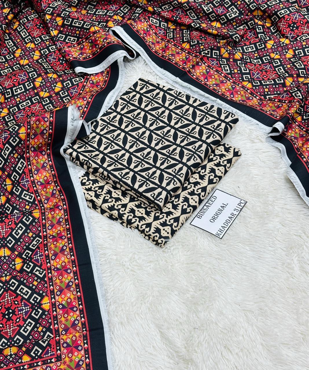 Winter 2025 Khaddar 3 Piece Printed Collection