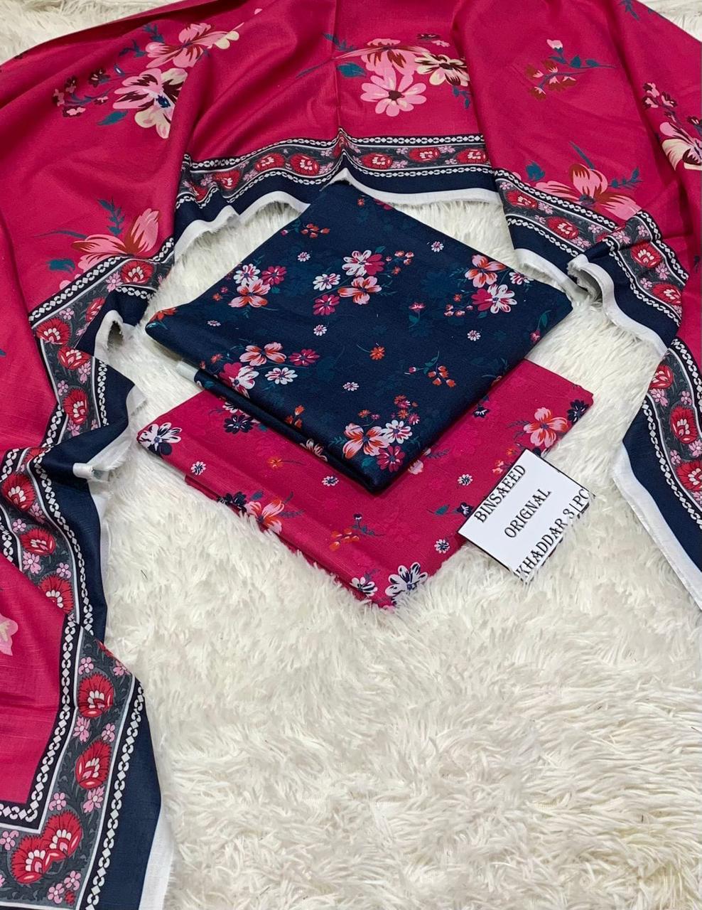 Winter 2025 Khaddar 3 Piece Printed Collection