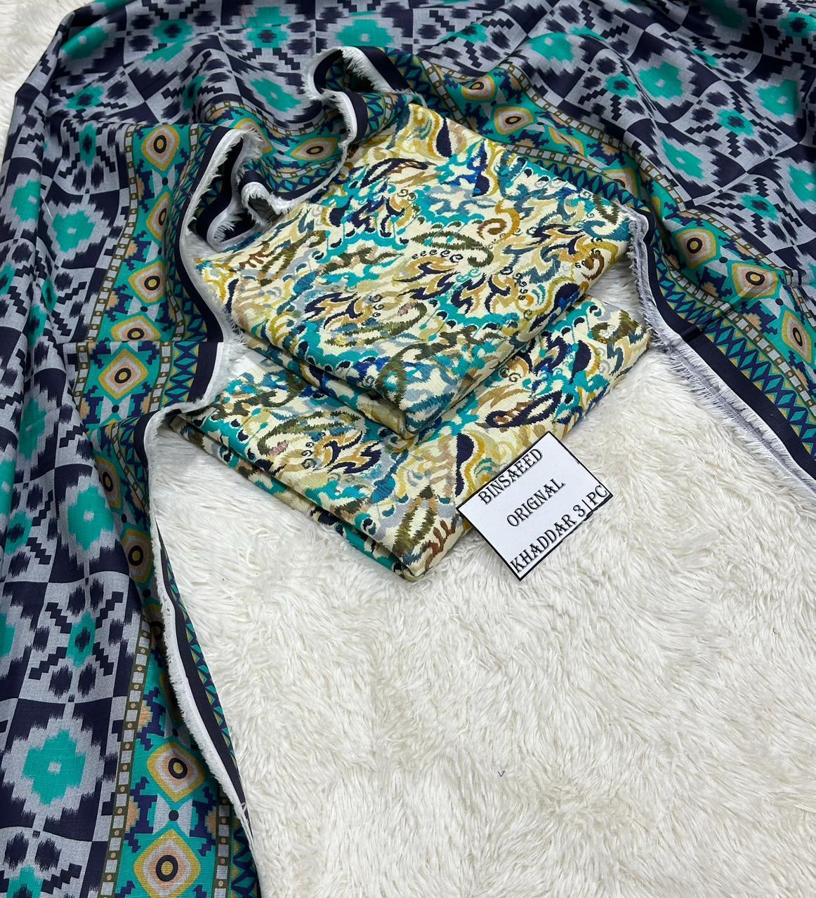 Winter 2025 Khaddar 3 Piece Printed Collection