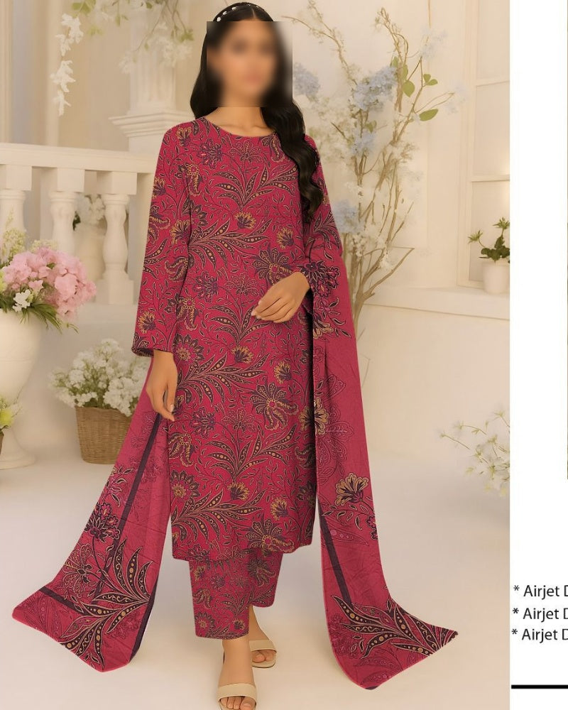 Winter 2025 Premium Dhanak 3 Piece Printed Collection