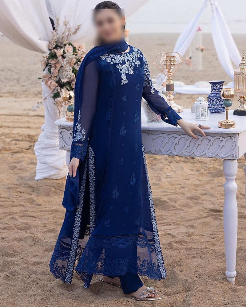Chiffon embroidered suit Pakistan, chiffon sequin embroidery dress, Pakistani chiffon party wear 2025, chiffon embroidered dupatta suit, pearl detailed chiffon outfit