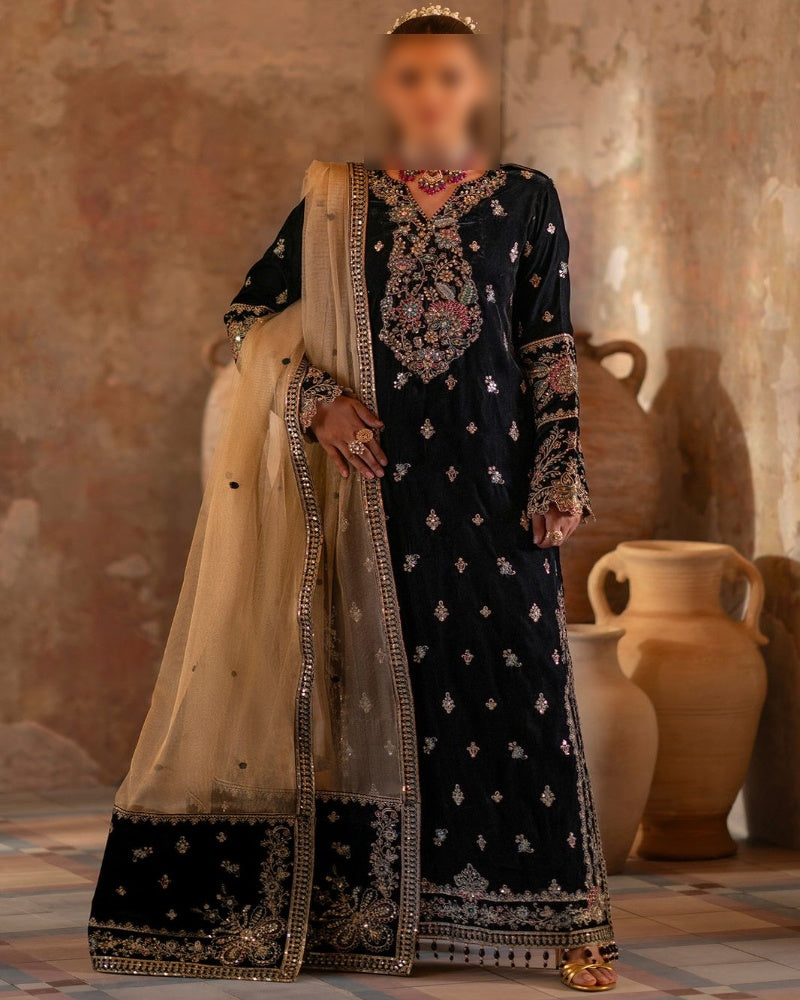 Luxury Velvet Embroidered Collection – Festive & Wedding Wear