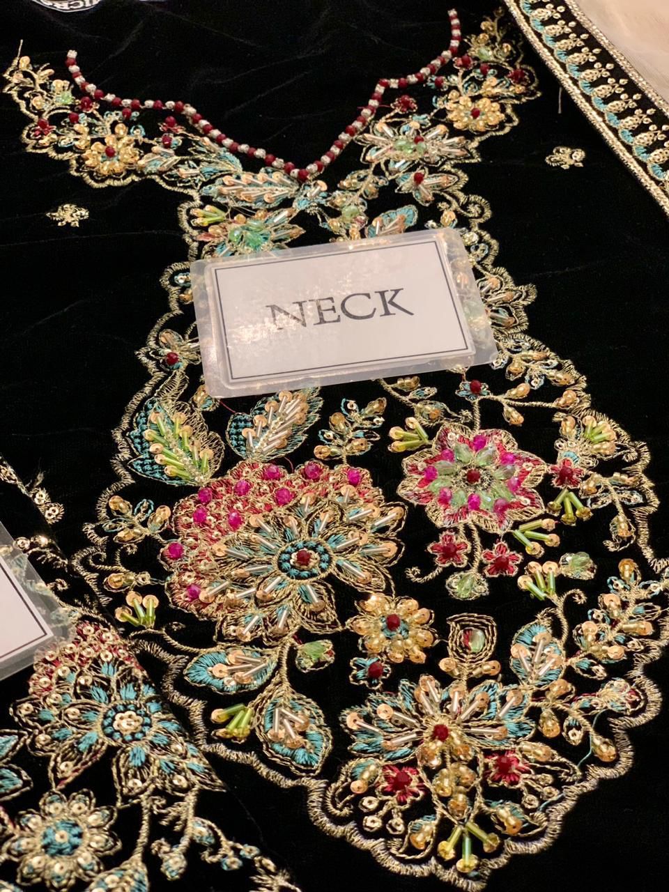 Luxury Velvet Embroidered Collection – Festive & Wedding Wear