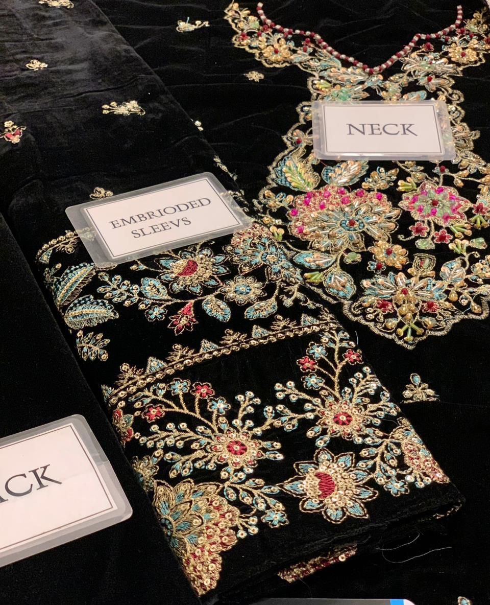 Luxury Velvet Embroidered Collection – Festive & Wedding Wear