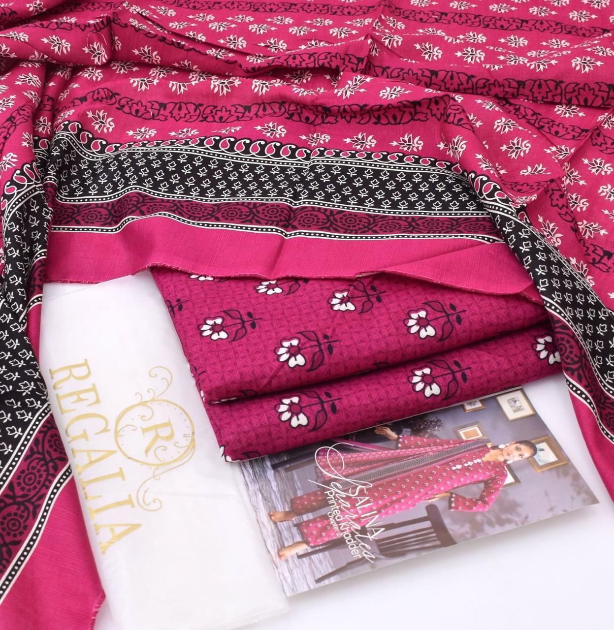 Soft Khaddar 3-Piece Printed Winter Suit (2025 Collection)