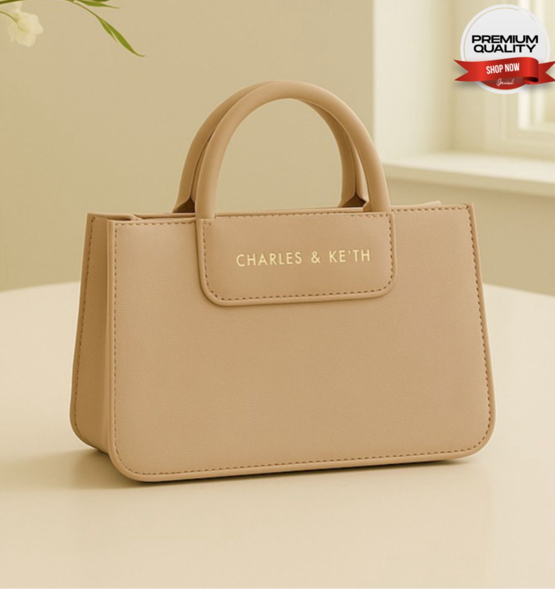 Luxury women’s shoulder bag with long strap, metal zip, and elegant compact design – buyfromdanish.com