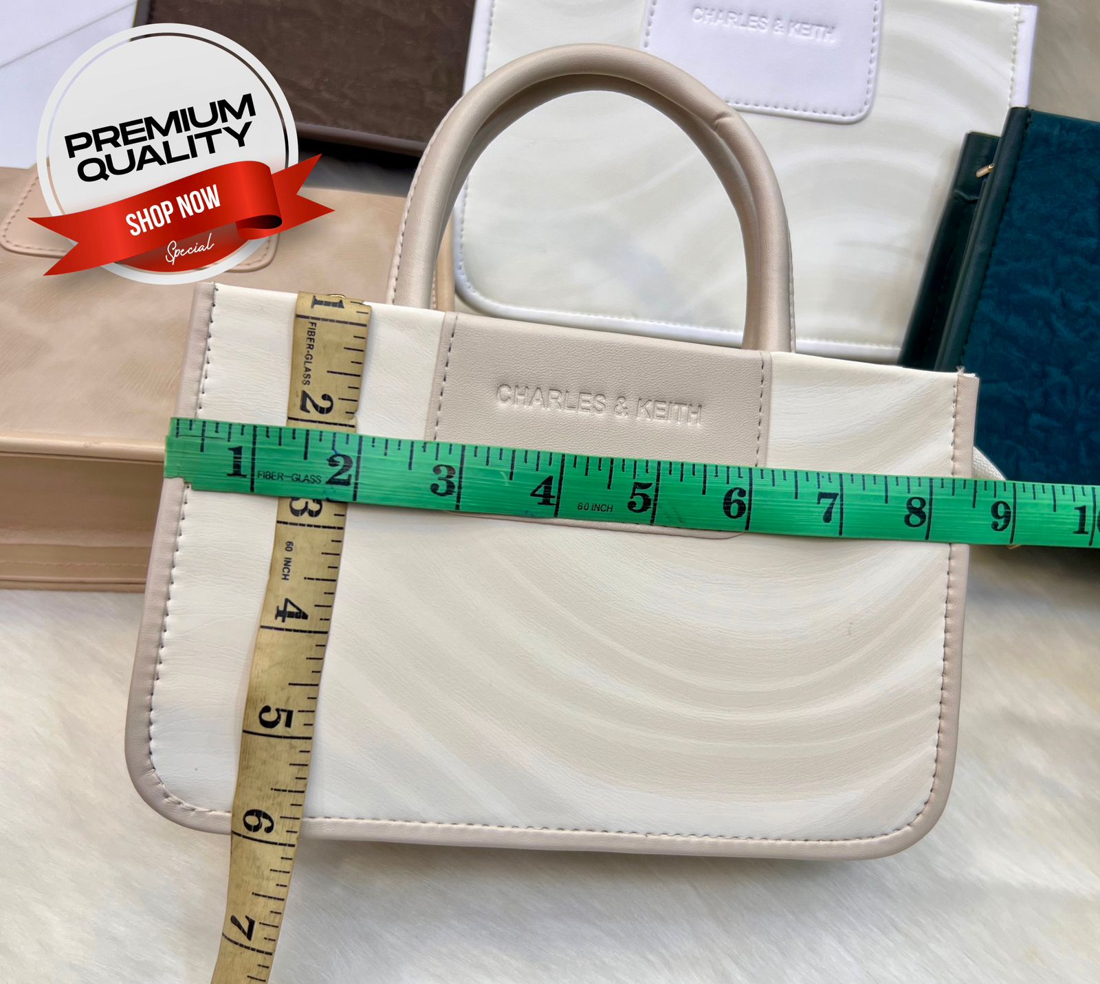 Luxury Shoulder Bag with Long Strap & Metal Zip – Premium Finish