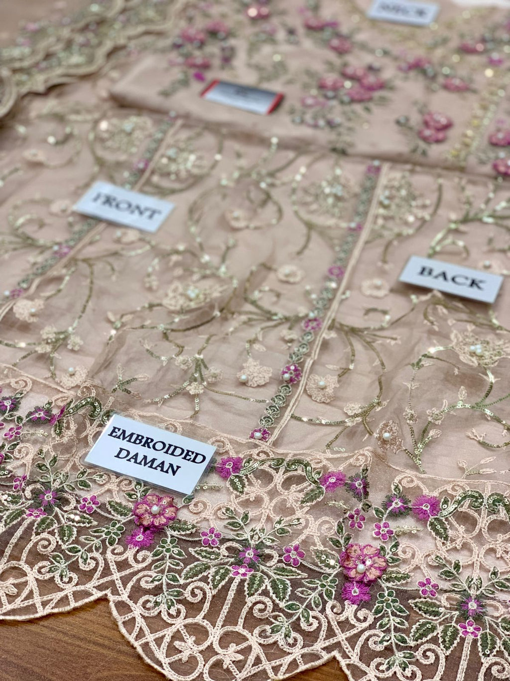 Organza Embroidered Maxi Dress Pakistan, Luxury Formal Wear for Women, Sequin and 3D Floral Work Maxi, Wedding Outfit 2025, buyfromdanish.com
