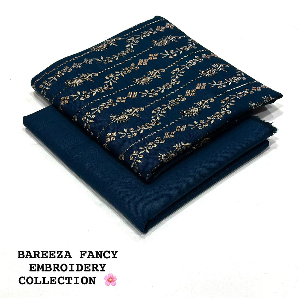 Embroidered Khadar 2-Piece Suit