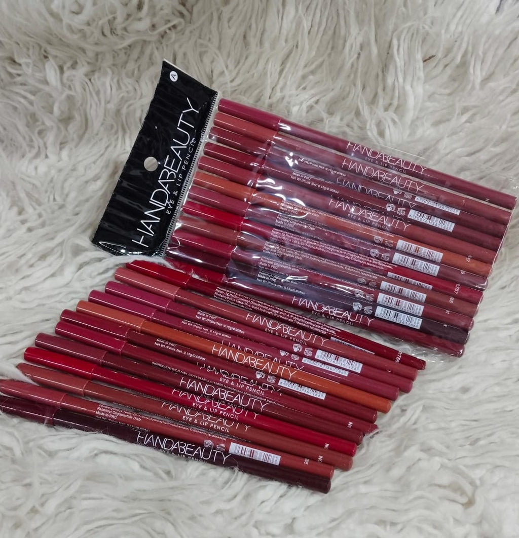 Soft Matte Eye & Lip Pencil Set – 12 Pcs Smooth Long-Lasting Pencils